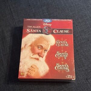 Disney Santa Clause Trilogy Blu-ray Set - Red and White